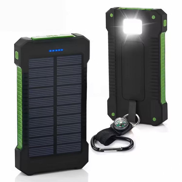 Three Defense Portable Solar Battery Pack 8000mAh
