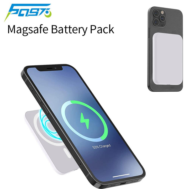 Ultra Thin Magnetic Power Bank Wireless Charging 3500mAh - FASTSINYO