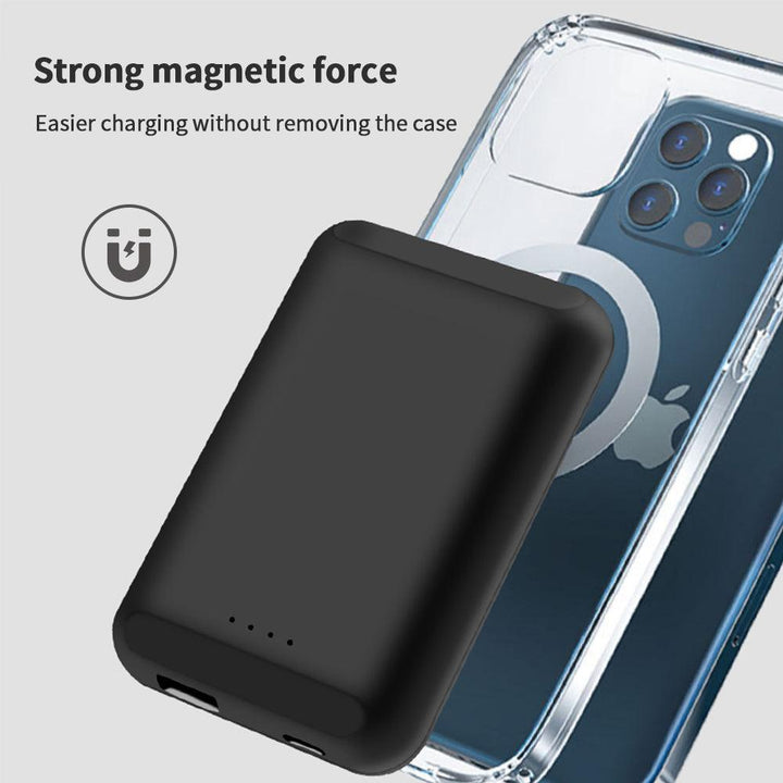 [Wholesale] Magnetic Wireless Power Bank 5000mAh Portable Charger - FASTSINYO