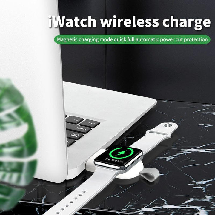 Mini Portable Magnetic Wireless Charger for Apple Watch Series - FASTSINYO