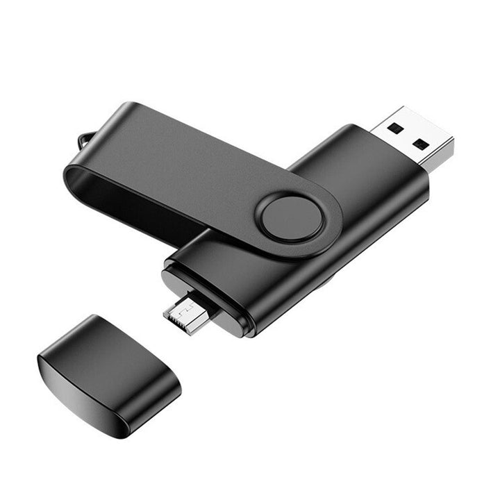 2 in 1 USB OTG Flash Drive Dual Port for Phone Computer Laptop Tablet Memory Stick External Storage - FASTSINYO