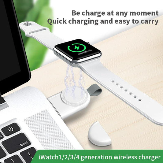 Mini Portable Magnetic Wireless Charger for Apple Watch Series - FASTSINYO