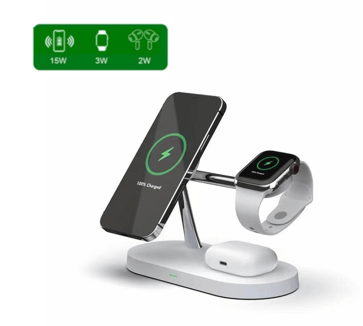 5 in 1 Magnetic Wireless Charger Stand Adjustable Night Light - FASTSINYO