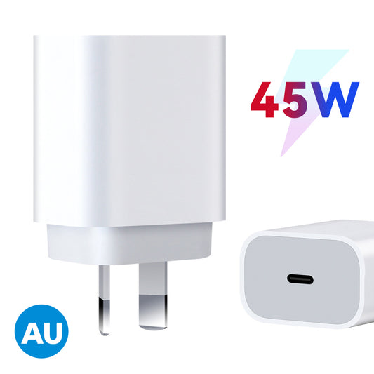 45W USB-C Fast Charge Wall Charger [Australian Standard]