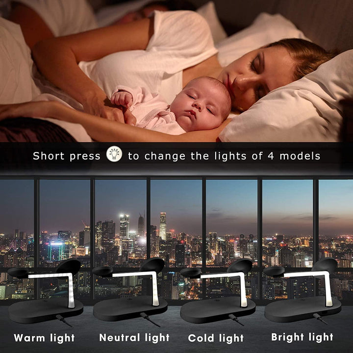 5 in 1 Magnetic Wireless Charger Stand Adjustable Night Light - FASTSINYO