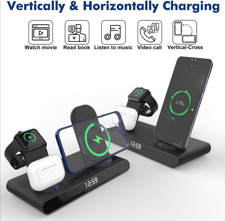 Multifunctional 3-in-1 Desktop Wireless Charger - FASTSINYO