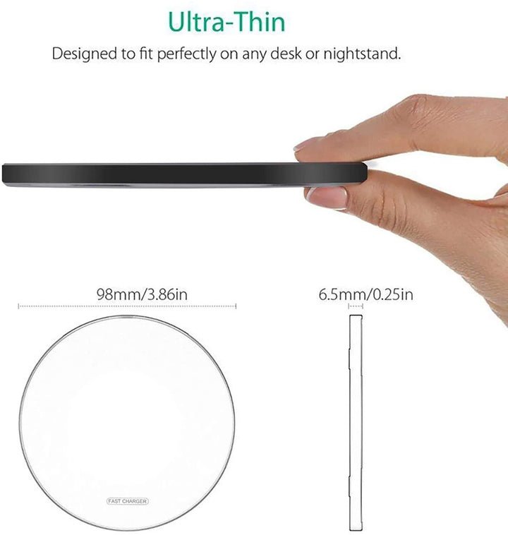 [Wholesale] Aluminum Alloy Desktop Wireless Charger Ultra Thin And light - FASTSINYO
