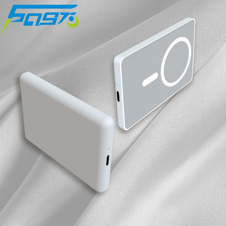 Ultra Thin Magnetic Power Bank Wireless Charging 3500mAh - FASTSINYO