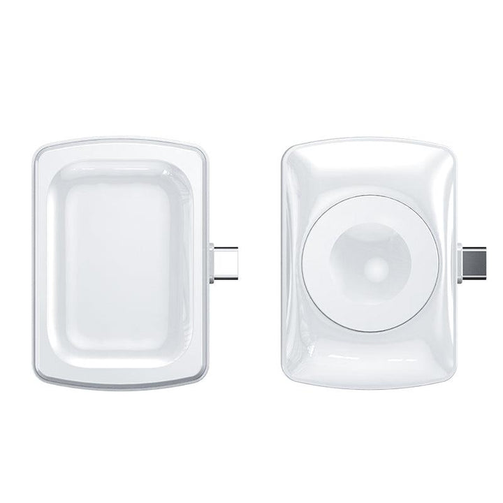 Portable Magnetic Wireless Double Sided Charging Dock for Apple Watch Airpods - FASTSINYO