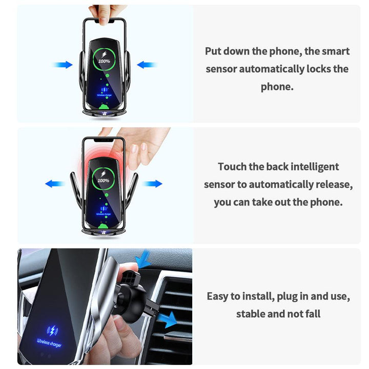 Automatic induction car wireless phone charger - FASTSINYO