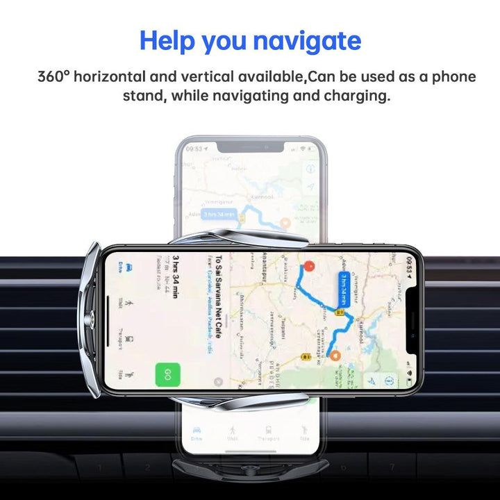 Automatic induction car wireless phone charger - FASTSINYO