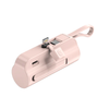 Mini Power Bank Portable Charger With Built-in Cable and Phone Holder 5000mAh
