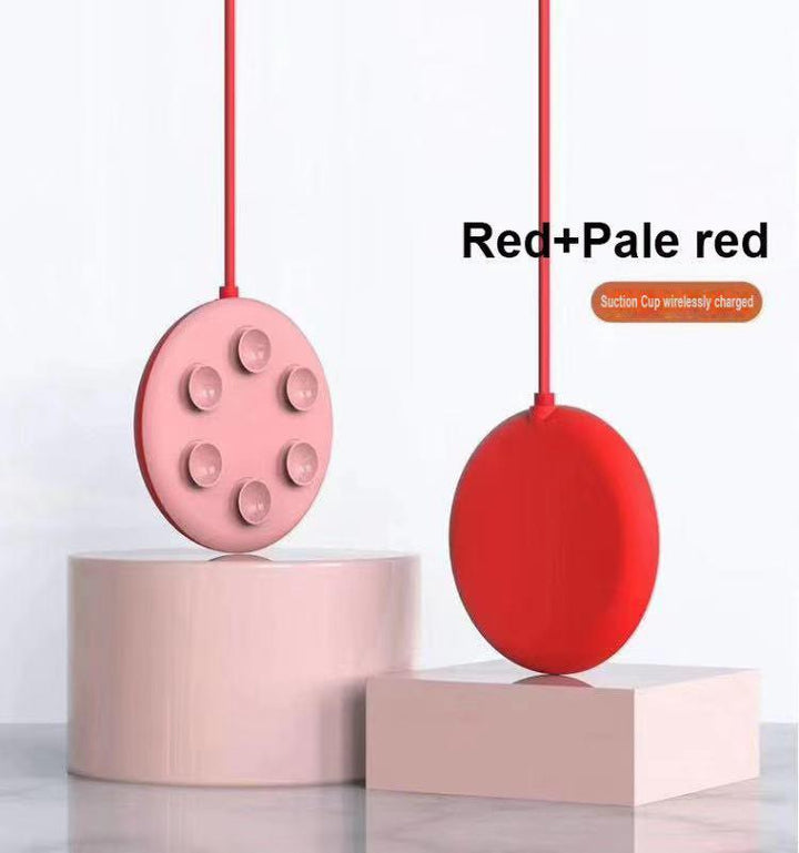 Mini Macaron Color Wireless Charger Sucker Adsorption 15W Fast Charging - FASTSINYO