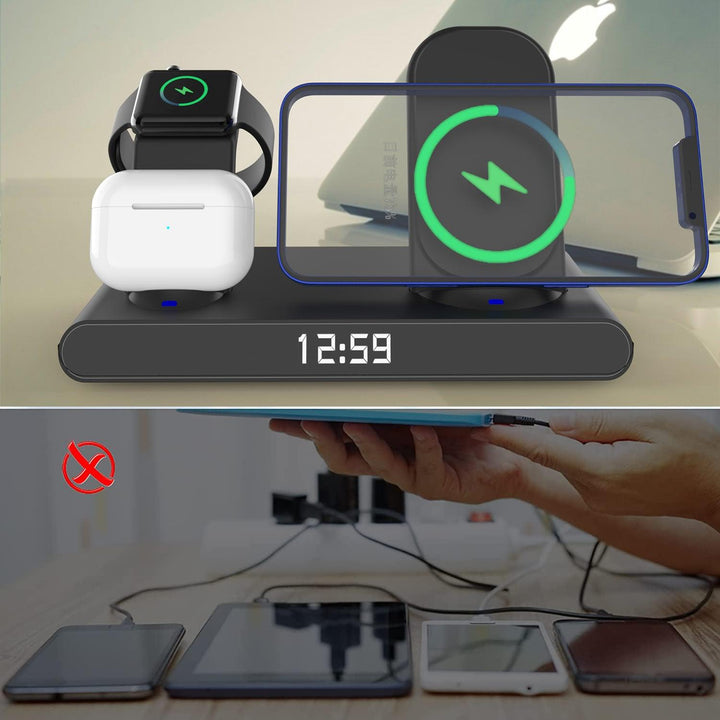 Multifunctional 3-in-1 Desktop Wireless Charger - FASTSINYO