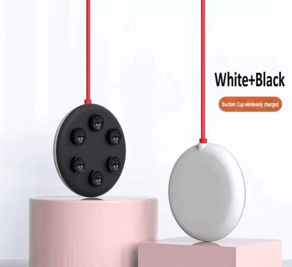 Mini Macaron Color Wireless Charger Sucker Adsorption 15W Fast Charging - FASTSINYO