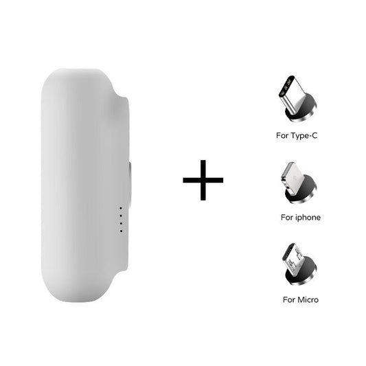 [Wholesale] Magnetic 3 in 1 Power Bank Mini Portable Power Bank External Battery Pack - FASTSINYO