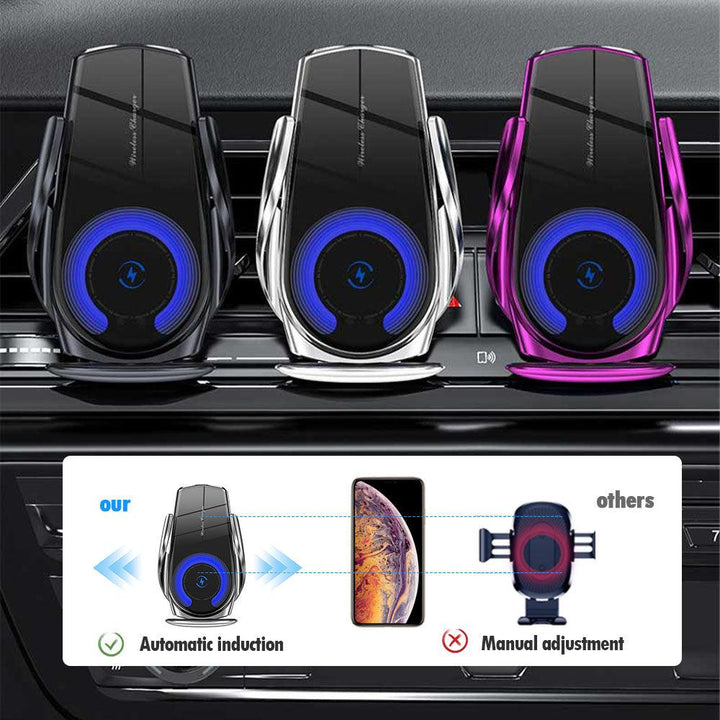 Infrared Induction Car Wireless Charger Automatic Clamping - FASTSINYO