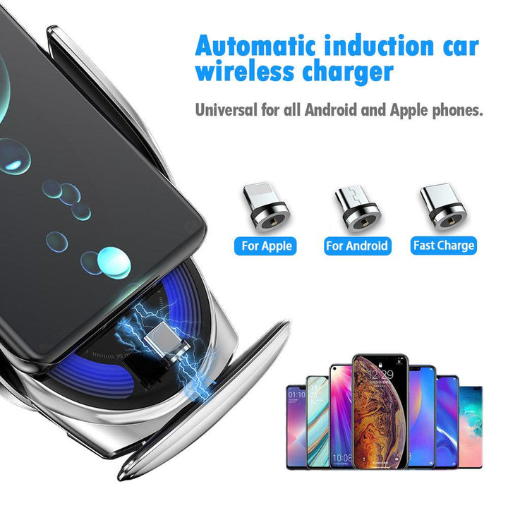 Infrared Induction Car Wireless Charger Automatic Clamping - FASTSINYO