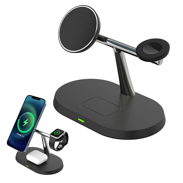 Magnetic 3 in 1 Night Light Wireless Charger Stand