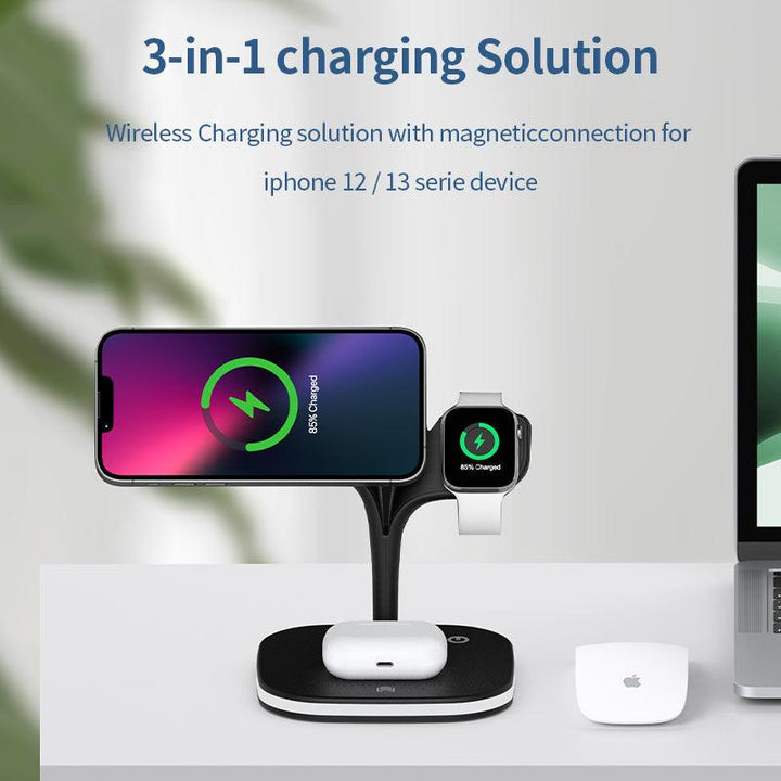 Magnetic 3 in 1 Wireless Charger - FASTSINYO