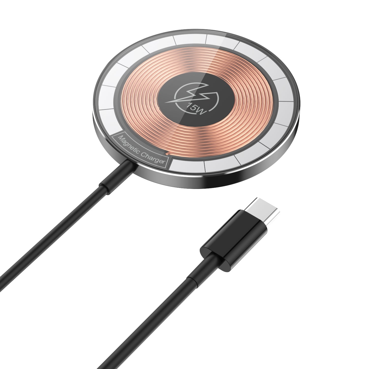 Mini Transparent Ultra Thin Magnetic Wireless Charging Pad - FastSinyo
