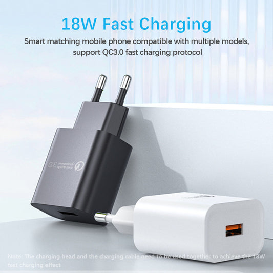 QC3.0 Single Port USB Quick charging European Standard