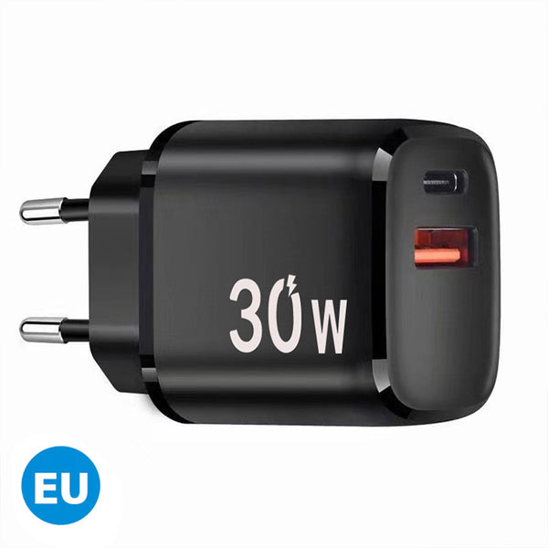 USB 30W Wall Charger European Standard